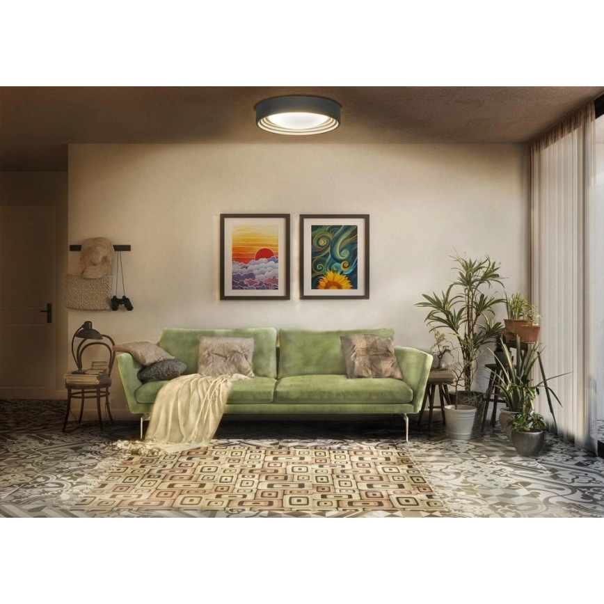 Osram - LED Stmívatelné stropní svítidlo ORBIS CONCRETE LED/18W/230V pr. 40 cm šedá/beton