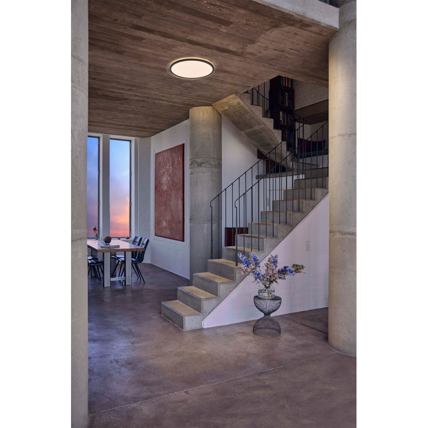 Osram - LED Stmívatelné stropní svítidlo ORBIS ULTRA SLIM LED/22W/230V 3000K pr. 40 cm černá