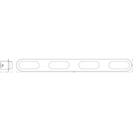 Osram - LED Stmívatelné koupelnové nástěnné svítidlo SMART+ DUPLO LED/24W/230V 3000-6500K IP44 Wi-Fi