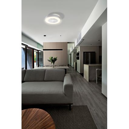 Osram - LED Stmívatelné stropní svítidlo s ventilátorem SMART+ LED/78W/230V 3000-6500K Wi-Fi + dálkové ovládání