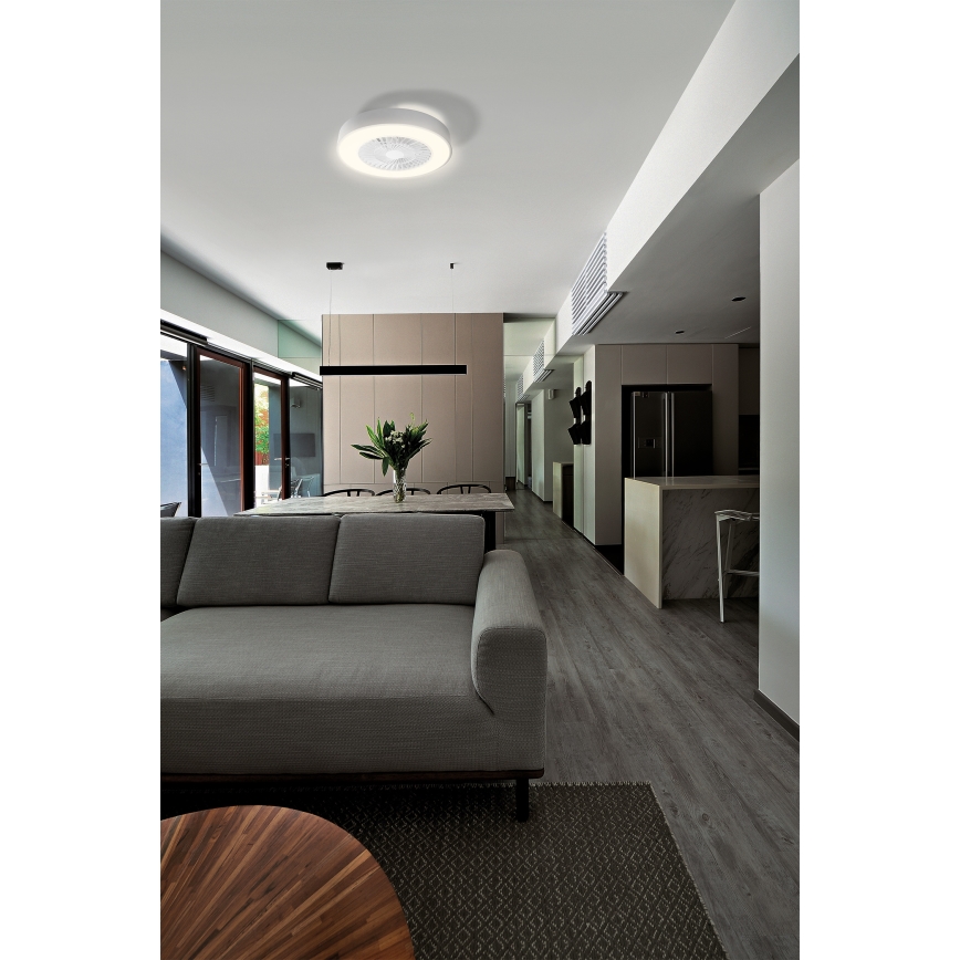 Osram - LED Stmívatelné stropní svítidlo s ventilátorem SMART+ LED/78W/230V 3000-6500K Wi-Fi + dálkové ovládání