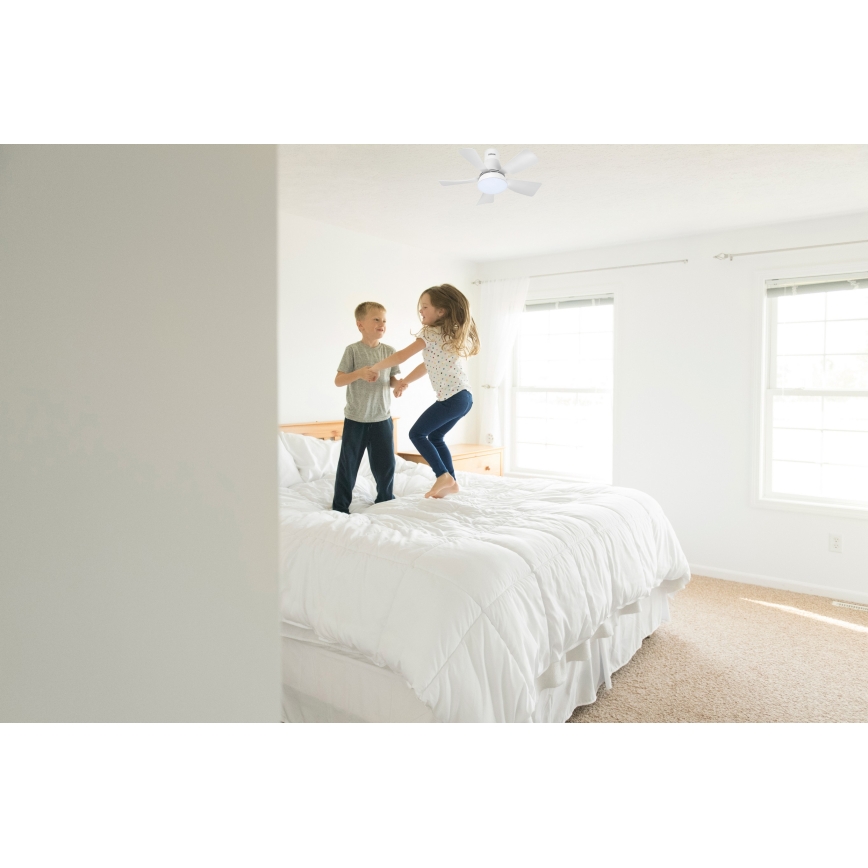 Osram - LED Stmívatelný stropní ventilátor LESTE LED/15W/230V 3000/4000/6500K + dálkové ovládání