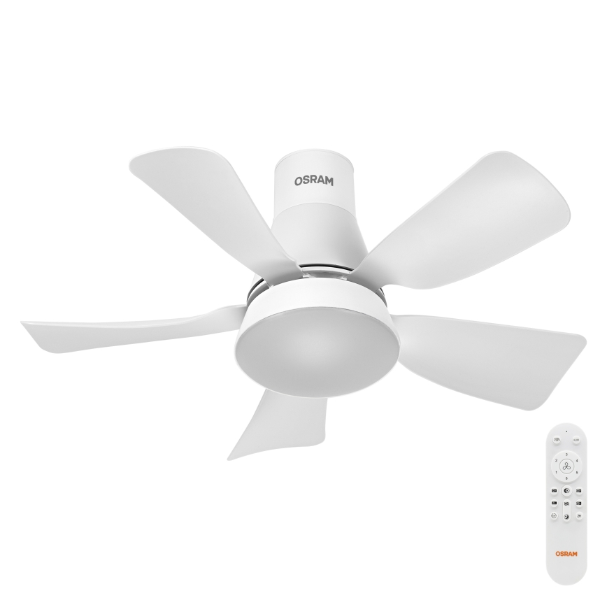 Osram - LED Stmívatelný stropní ventilátor LESTE LED/15W/230V 3000/4000/6500K + dálkové ovládání