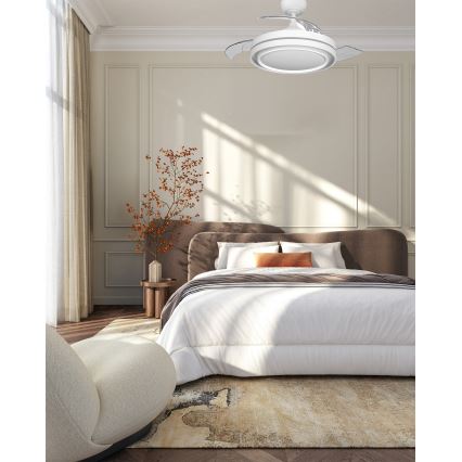 Osram - LED Stmívatelné stropní svítidlo s ventilátorem PONIENTE LED/36W/230V 3000/4000/6500K + dálkové ovládání