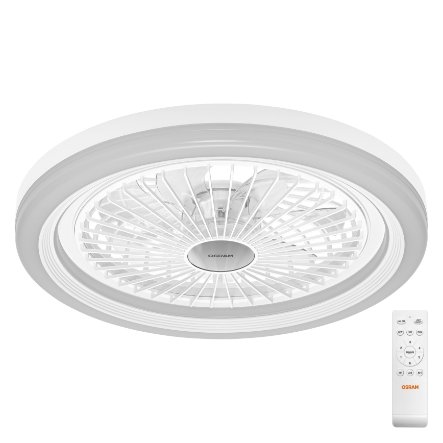 Osram - LED Stmívatelné stropní svítidlo s ventilátorem SOLANO LED/26W/230V 3000/4000/6500K + dálkové ovládání
