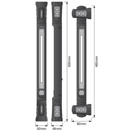 Osram - LED Stmívatelná nabíjecí svítilna LEDINSPECT UTILITY1000 LED/19W/7,4V