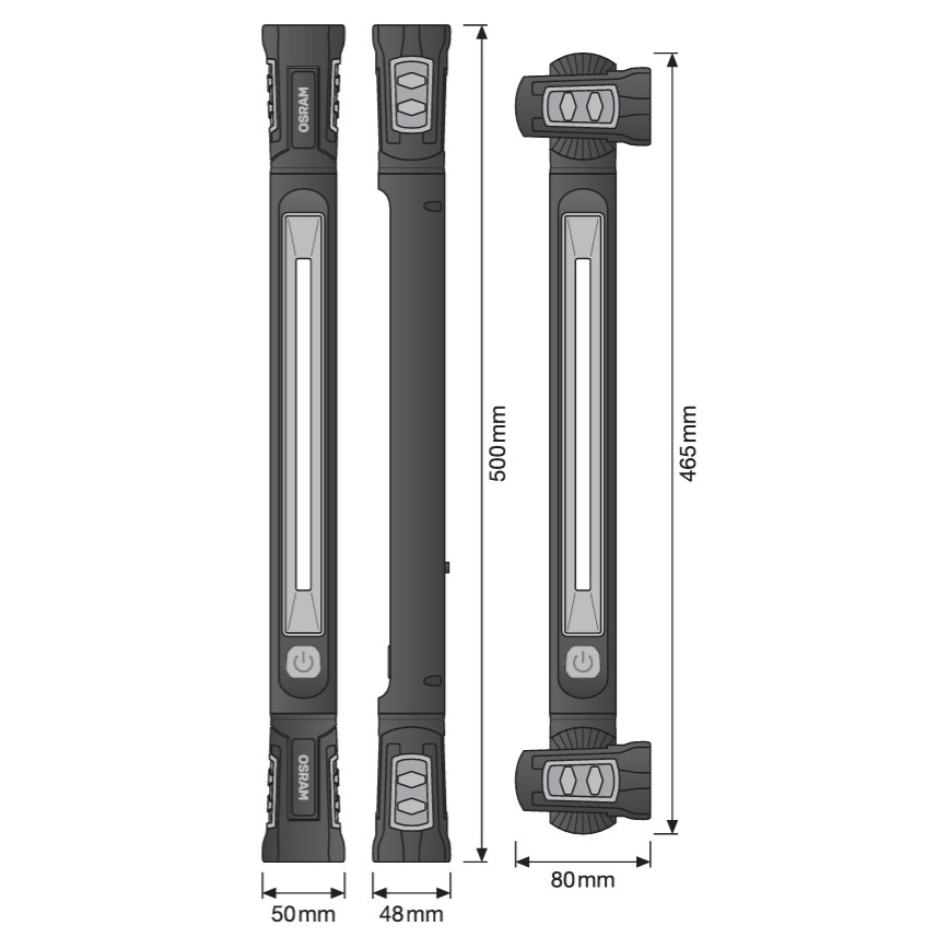 Osram - LED Stmívatelná nabíjecí svítilna LEDINSPECT UTILITY1000 LED/19W/7,4V