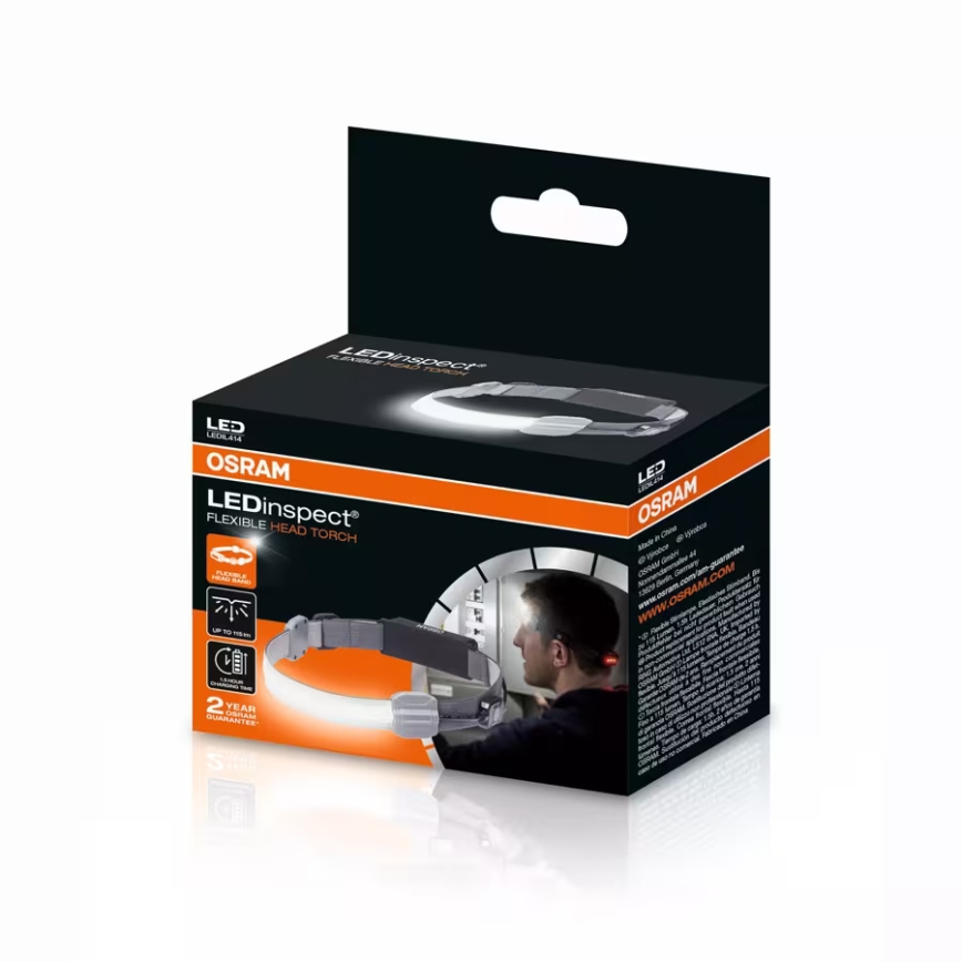 Osram - LED Stmívatelná dobíjecí čelovka LEDINSPECT LED/3W/3,7V IP42 1000 mAh