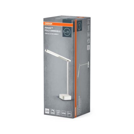 Osram - LED Stmívatelná dotyková stolní lampa PANAN LED/5,2W/5V 1200 mAh CRI 90