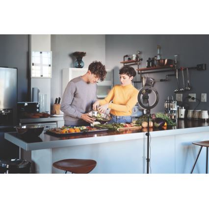 Osram - LED Stmívatelná lampa se stojanem a držákem pro vlogování LED/6W/USB 210 mAh