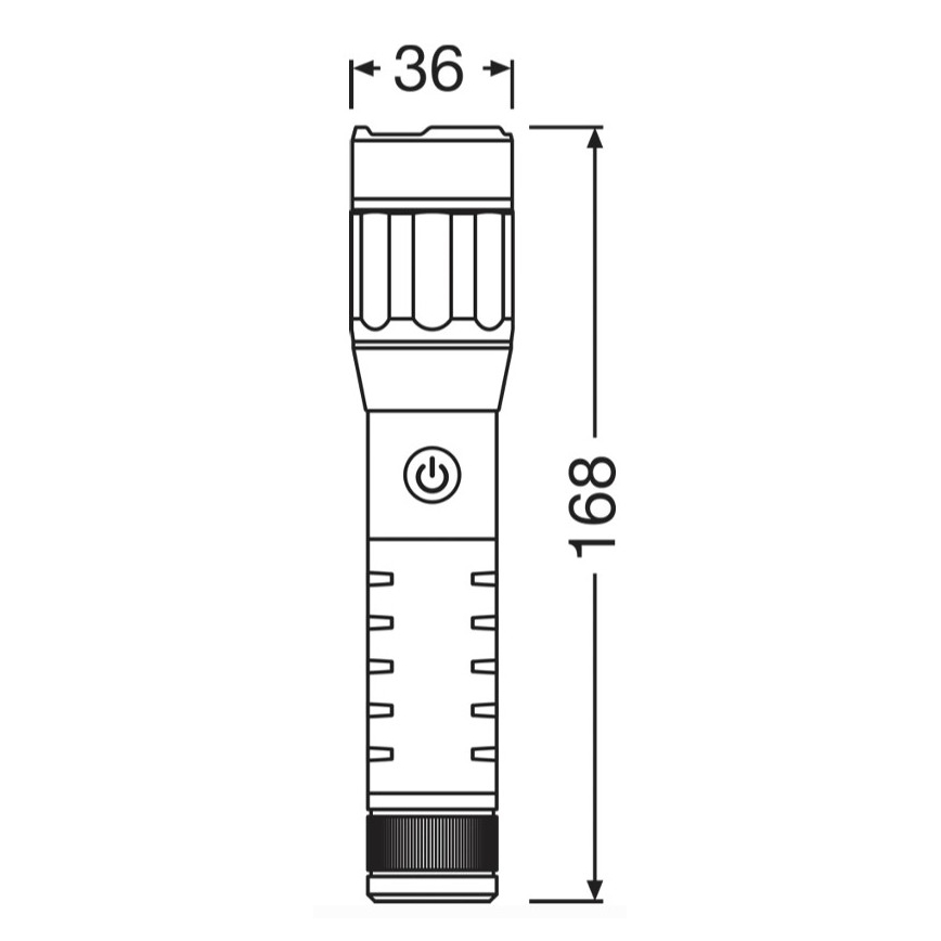 Osram - LED Stmívatelná nabíjecí svítilna LEDINSPECT PRO TORCH 500 LED/6W/3,7V 2200 mAh IP44