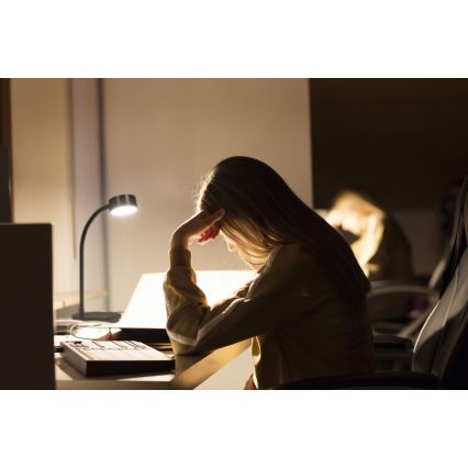 Osram - LED Stmívatelná stolní lampa OFFICE LINE LED/4,8W/230V 3000/4000/6500K černá