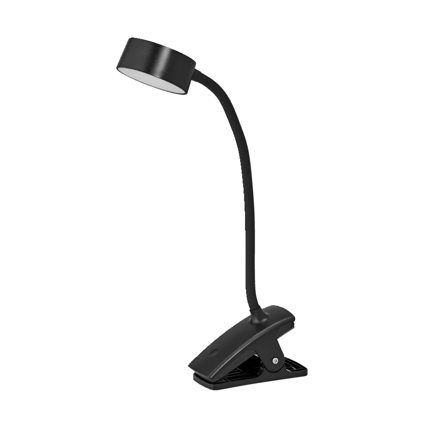 Osram - LED Stmívatelná stolní lampa s klipem OFFICE LINE LED/4,8W/230V 3000/4000/6500K černá