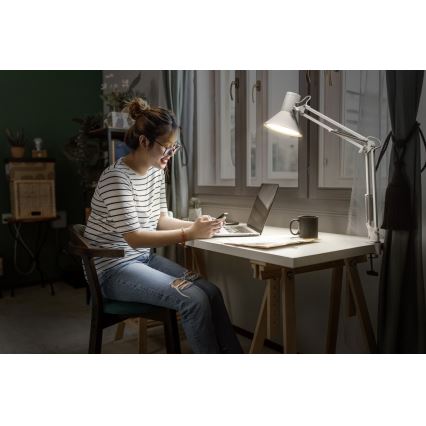 Osram - LED Stmívatelná stolní lampa s klipem OFFICE LINE LED/9W/230V 3000K bílá