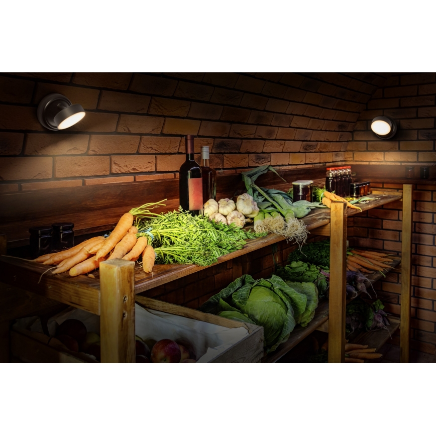 Osram - LED Stmívatelné nabíjecí dotykové nástěnné svítidlo NIGHTLUX LED/1,8W/5V černá