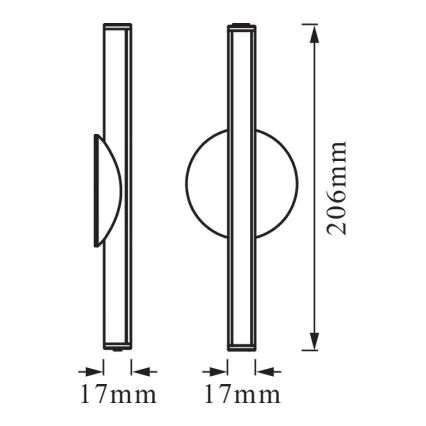 Osram - LED Stmívatelné nabíjecí orientační svítidlo LEDSTIXX LED/2W/5V CRI 90 bílá