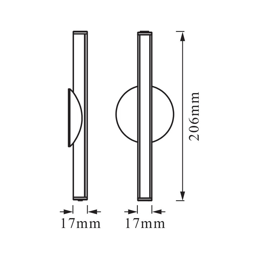 Osram - LED Stmívatelné nabíjecí orientační svítidlo LEDSTIXX LED/2W/5V CRI 90 IP44 bílá
