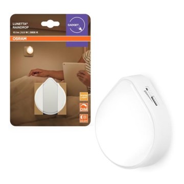 Osram - LED Stmívatelné orientační svítidlo do zásuvky LUNETTA LED/0,5W/230V