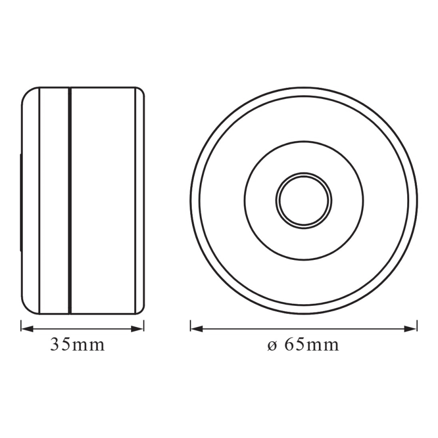 Osram - LED Stmívatelné orientační svítidlo DOT-IT LED/0,45W/5V 500 mAh bílá
