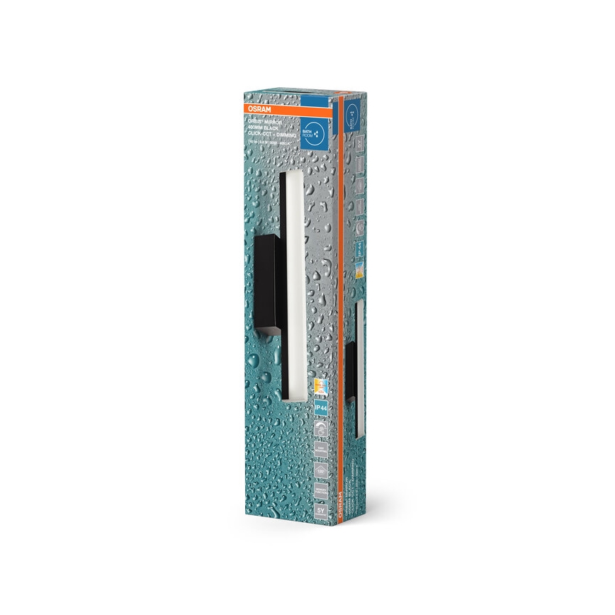 Osram - LED Stmívatelné osvětlení zrcadla ORBIS MIRROR LED/6,8W/230V 40 cm 3000/4000K IP44 černá