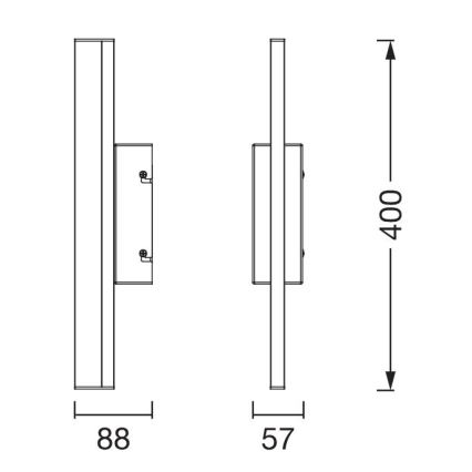 Osram - LED Stmívatelné osvětlení zrcadla ORBIS MIRROR LED/6,8W/230V 40 cm 3000/4000K IP44 lesklý chrom