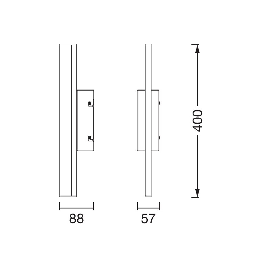 Osram - LED Stmívatelné osvětlení zrcadla ORBIS MIRROR LED/6,8W/230V 40 cm 3000/4000K IP44 lesklý chrom