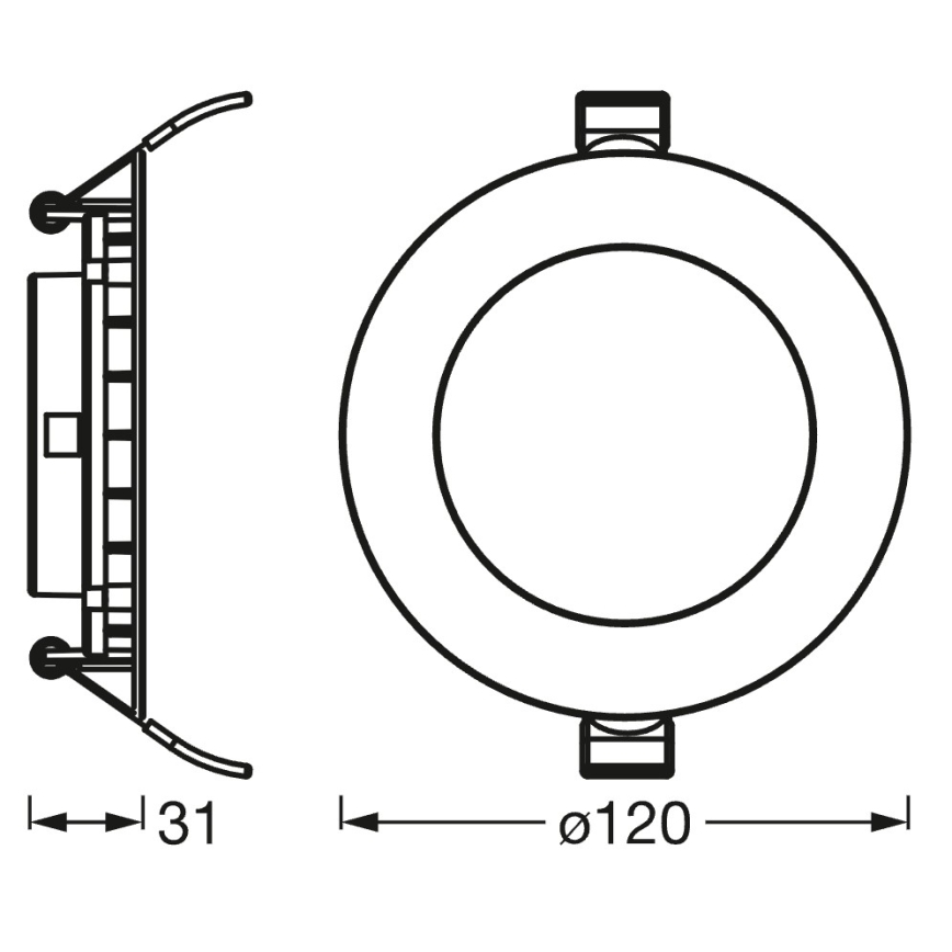 Osram - LED Stmívatelné podhledové svítidlo SMART+ DOWNLIGHT LED/8W/230V 3000-6500K Wi-Fi