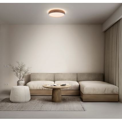 Osram - LED Stmívatelné stropní svítidlo MARIANO LED/24W/230V pr. 41 cm dub/bílá