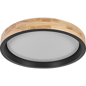 Osram - LED Stmívatelné stropní svítidlo MARIANO LED/24W/230V pr. 41 cm dub/černá