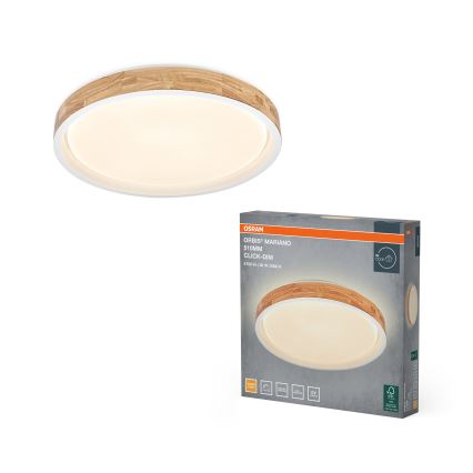 Osram - LED Stmívatelné stropní svítidlo MARIANO LED/36W/230V pr. 51 cm dub/bílá