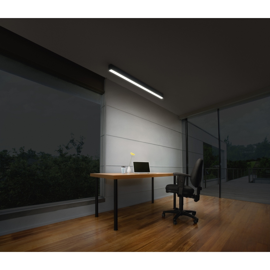 Osram - LED Stmívatelné stropní svítidlo OFFICE LINE LED/11/20/30W/230V 4000K 112,6 cm černá