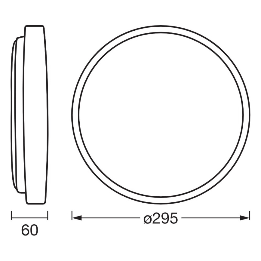 Osram - LED Stmívatelné stropní svítidlo ORBIS ALISON LED/16W/230V pr. 29,5 cm béžová