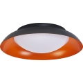 Osram - LED Stmívatelné stropní svítidlo ORBIS PLATE LED/19W/230V pr. 31 cm oranžová/černá