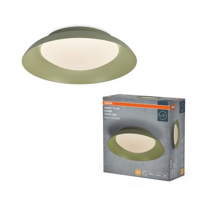 Osram - LED Stmívatelné stropní svítidlo PLATE LED/19W/230V pr. 31 cm zelená