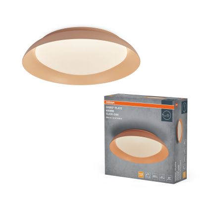 Osram - LED Stmívatelné stropní svítidlo PLATE LED/45W/230V pr. 48 cm růžová