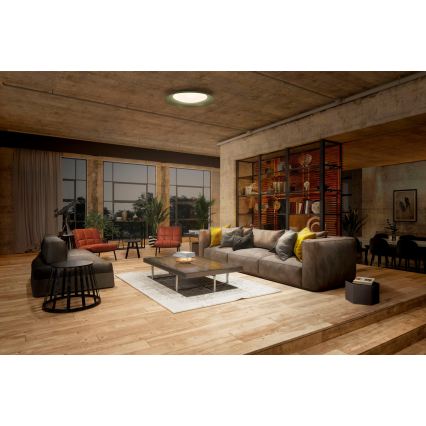 Osram - LED Stmívatelné stropní svítidlo PLATE LED/45W/230V pr. 48 cm zelená