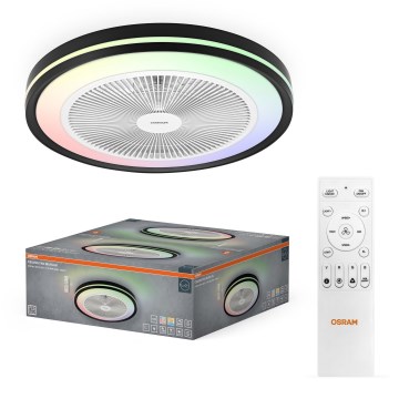 Osram - LED Stmívatelné stropní svítidlo s ventilátorem MURLAN LED/26W/230V 3000-6500K + dálkové ovládání