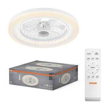 Osram - LED Stmívatelné stropní svítidlo s ventilátorem SOLANO LED/26W/230V 3000/4000/6500K + dálkové ovládání