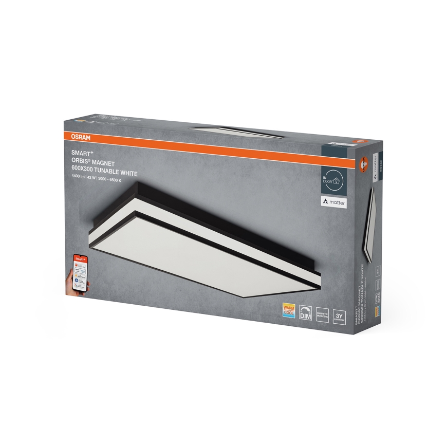 Osram - LED Stmívatelné stropní svítidlo SMART+ MAGNET LED/42W/230V 30x60 cm 3000-6500K Wi-Fi
