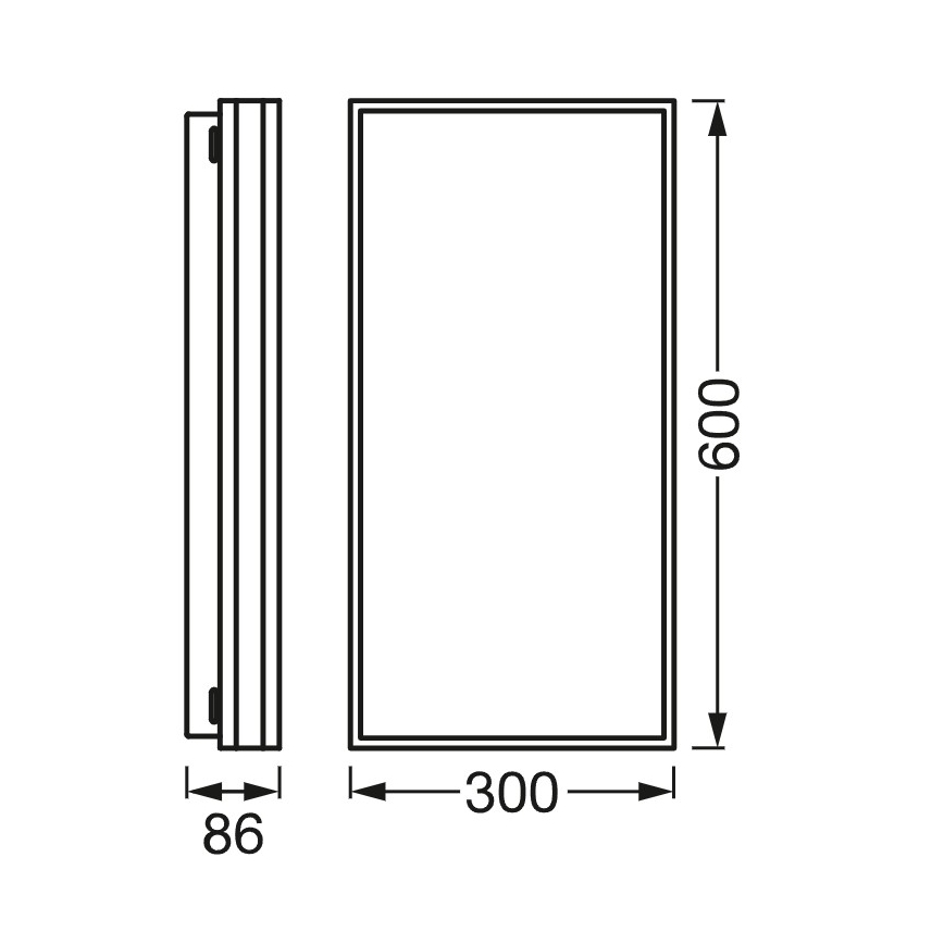 Osram - LED Stmívatelné stropní svítidlo SMART+ MAGNET LED/42W/230V 30x60 cm 3000-6500K Wi-Fi