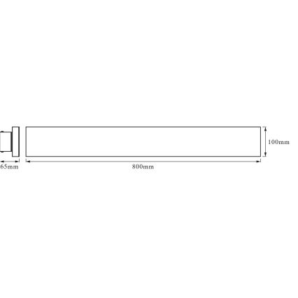 Osram - LED Stmívatelné stropní svítidlo SMART+ PLANON LED/27W/230V 80x10 cm 3000-6500K Wi-Fi