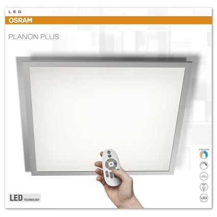 Osram - LED Stmívatelný panel PLANON PLUS LED/30W/230/12V + dálkové ovládání 60x60