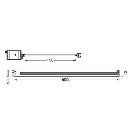 Osram - LED Stmívatelný pásek SMART+ COB 5m LED/18W/230V 2700-6500K Wi-Fi
