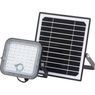 Osram - LED Stmívatelný solární reflektor se senzorem ENDURA LED/10W/4,2V 4000K IP65 černá + dálkové ovládání