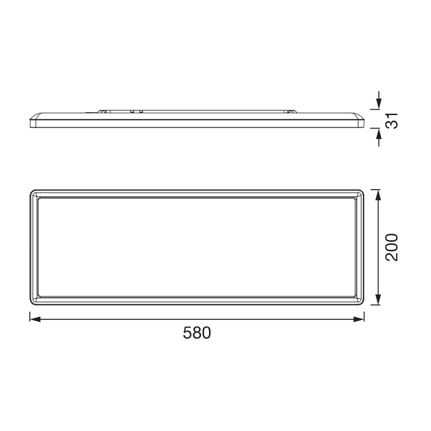 Osram - LED Stropní svítidlo PLANON EASYFIX LED/24W/230V 2800/4000/6000K IP54 bílá