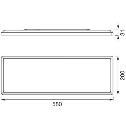 Osram - LED Stropní svítidlo PLANON EASYFIX LED/24W/230V 2800/4000/6000K IP54 černá