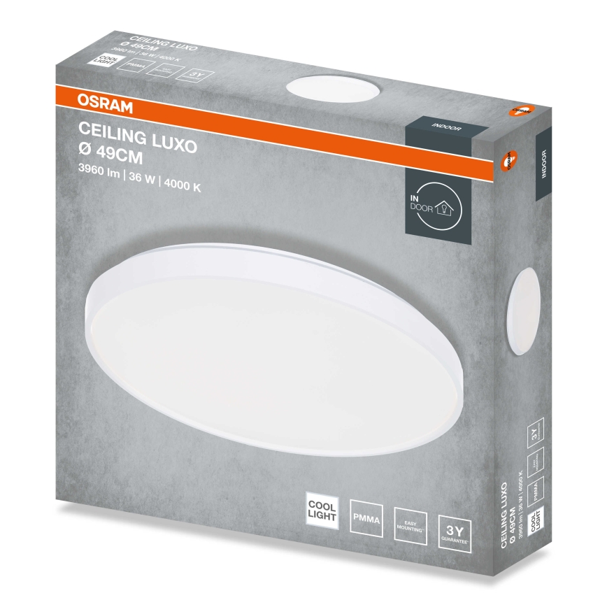 Osram - LED Stropní svítidlo CEILING LUXO LED/36W/230V pr. 49 cm bílá