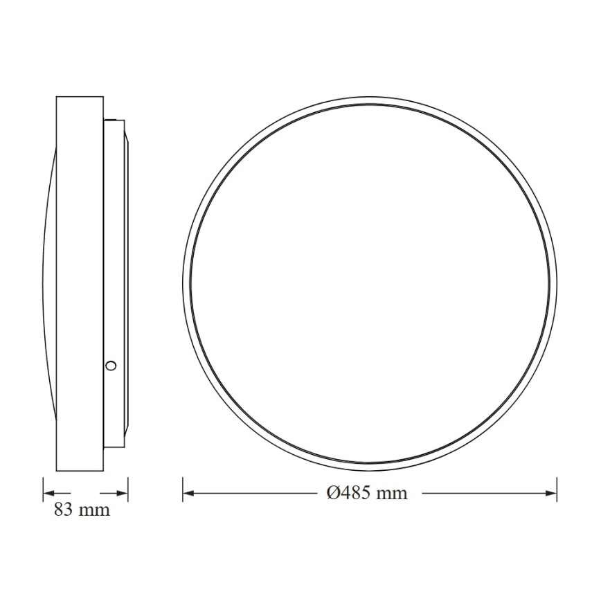 Osram - LED Stropní svítidlo CEILING LUXO LED/36W/230V pr. 49 cm zlatá
