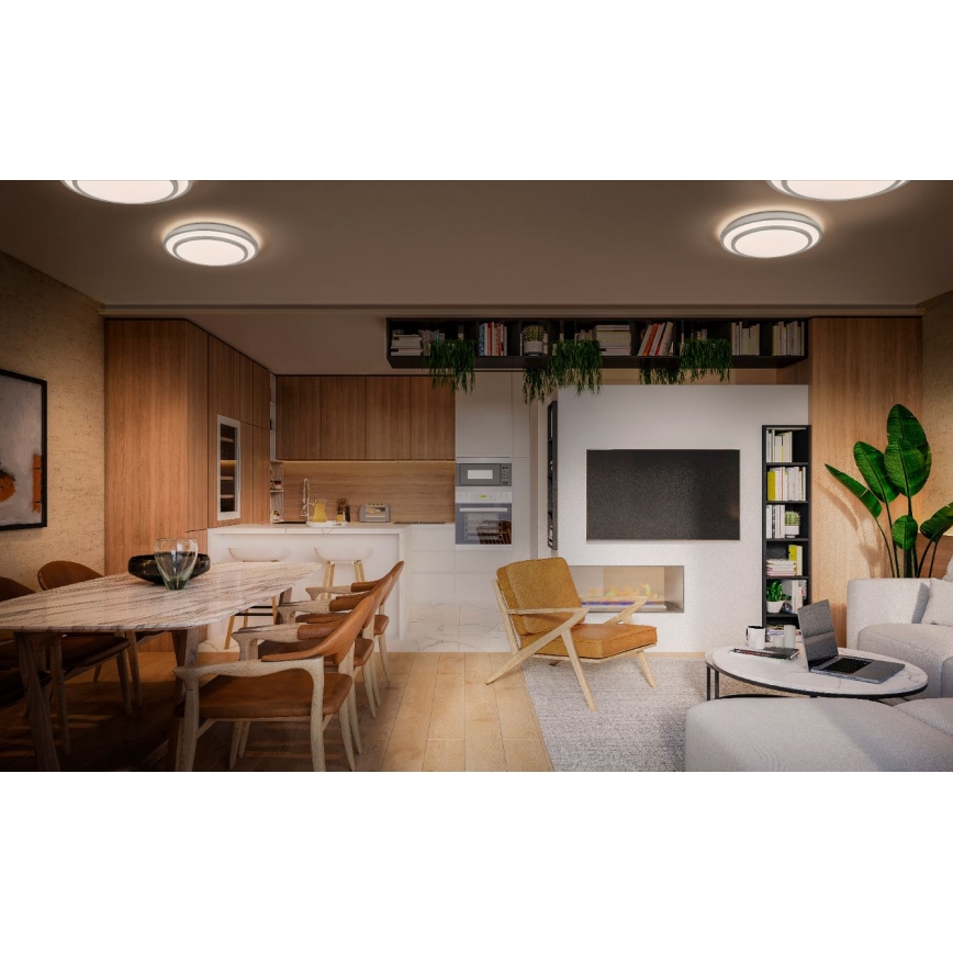 Osram - LED Stropní svítidlo ORBIS BERLIN LED/16W/230V pr. 29,3 cm stříbrná