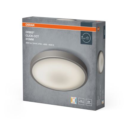 Osram - LED Stropní svítidlo ORBIS LED/24W/230V 2700/4000/6500K pr. 41 cm matný chrom